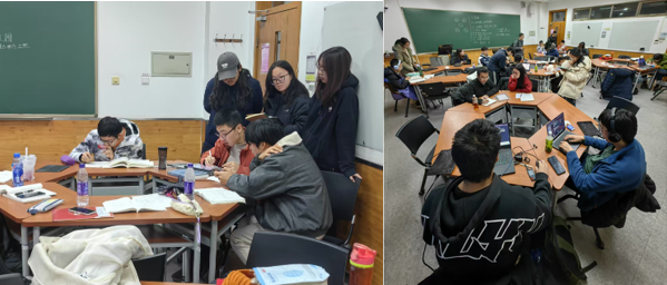 20241212-开云游戏平台荣获“高校学业辅导优秀案例”一等奖1项、二等奖2项-蔡近知(摄)-答疑坊:基础课程答疑.png