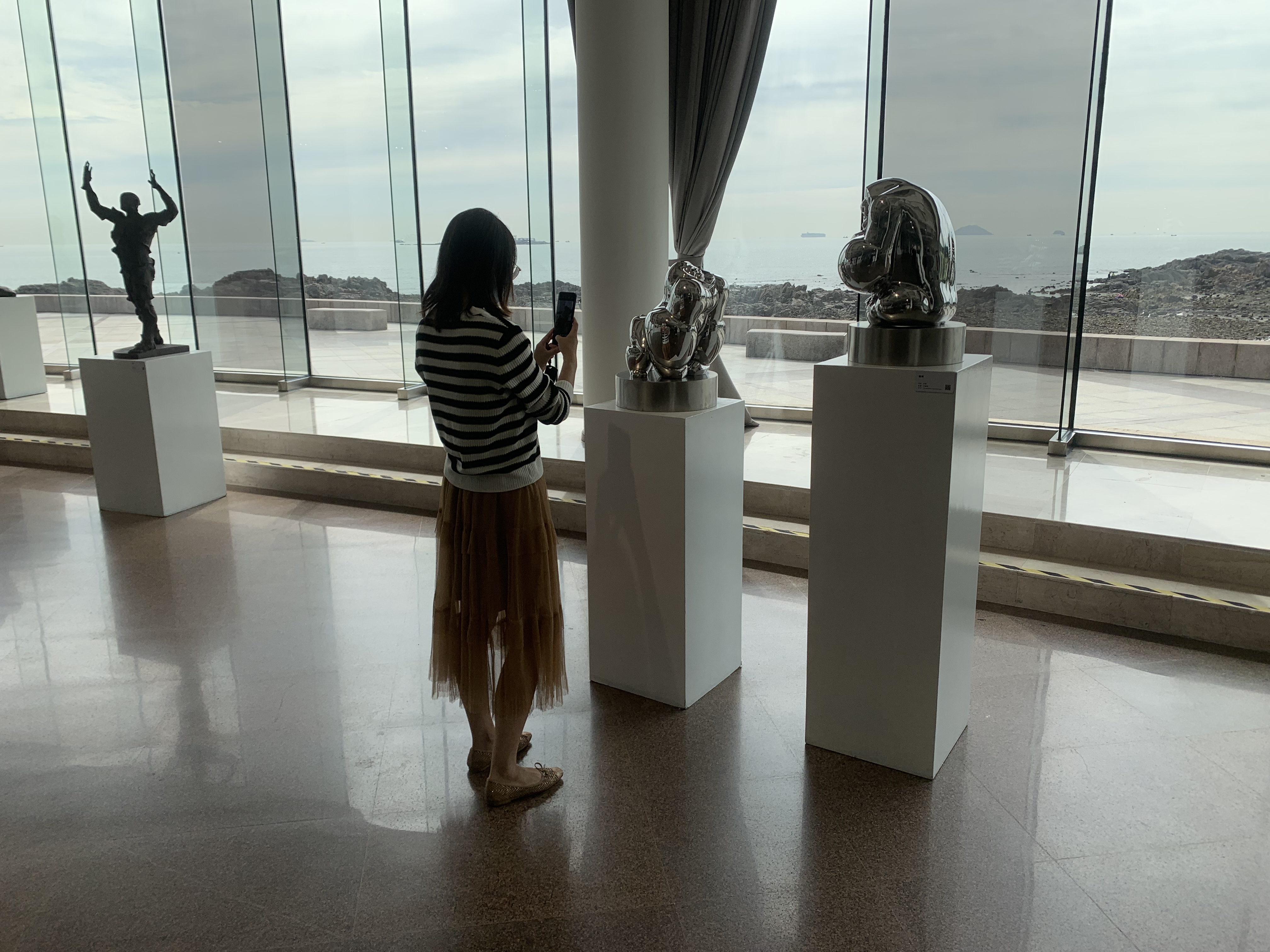 20221101-青蓝之梦·开云游戏平台美术学院雕塑绘画作品邀请展-雕塑系-现场3.jpg
