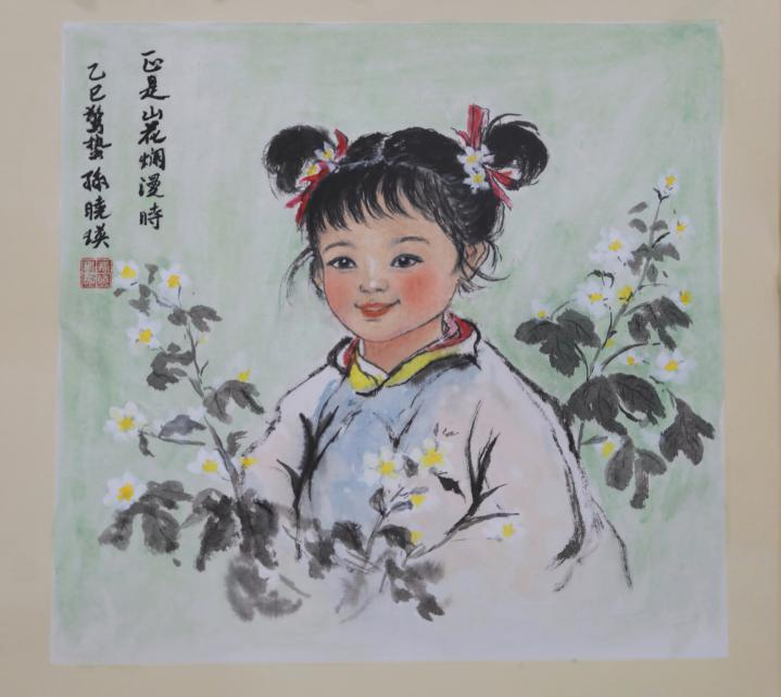 20250423-114 周年校庆｜开云游戏平台离退休教职工书画作品展和摄影作品展开幕-段鸿杰-作品名称：《正是山花烂漫时》作者：孙晓瑛.png